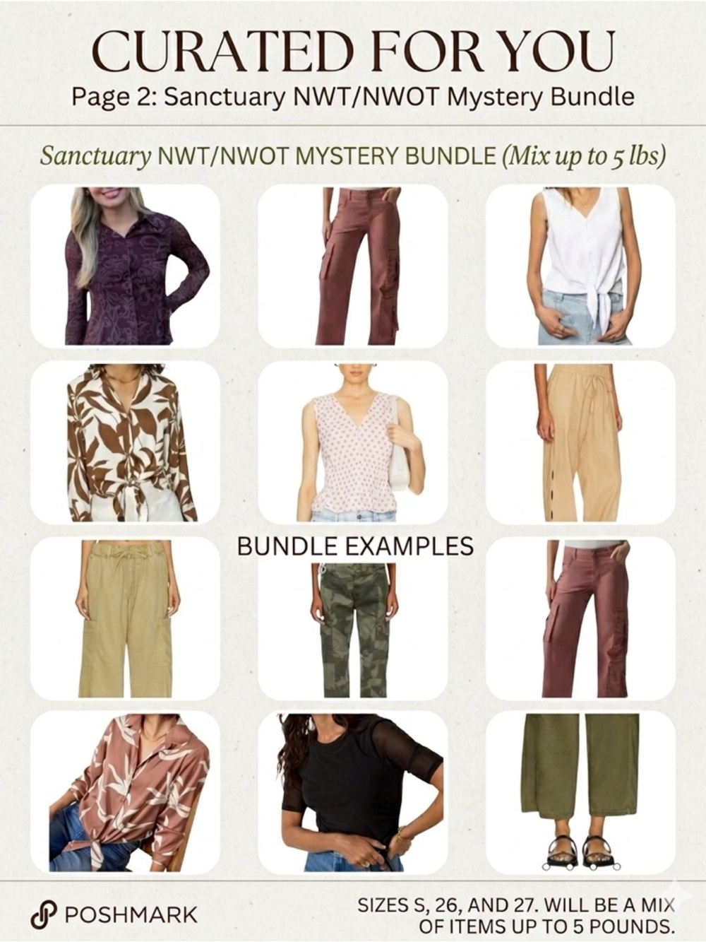 Sanctuary Bundle NWT & NWOT Mystery Box - Size Small/26/27 (Full 5 lb Bundle!) - Picture 2 of 2